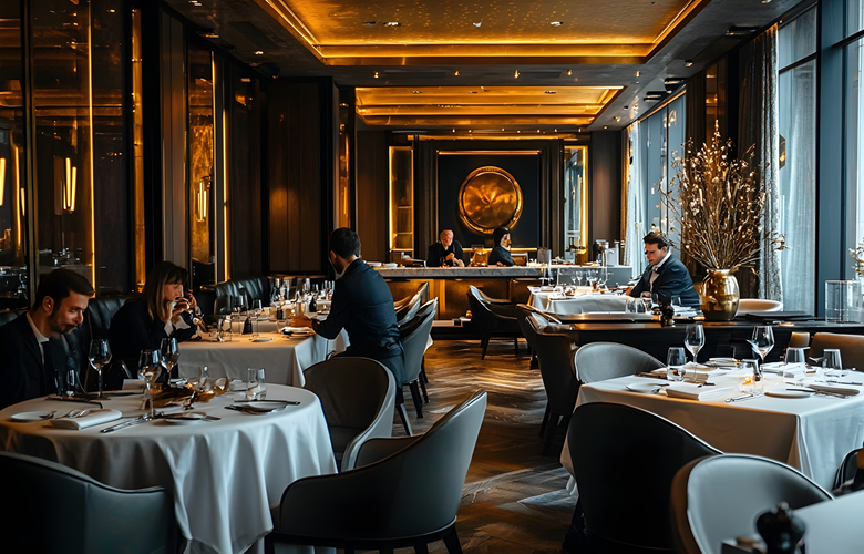 Criação de logomarca para restaurante de luxo e de alto padrão